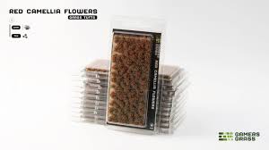 Gamers Grass: Red Camellia Flowers | Grognard Games