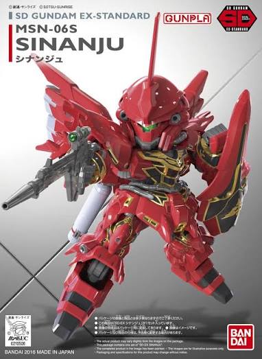 SD: GUNDAM UC: SINANJU (EX-STANDARD) (MODEL 13) (GUNPLA MODEL KIT) | Grognard Games