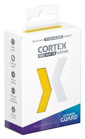 Ultimate Guard Cortex Deck Protectors Matte 100 Count Yellow | Grognard Games