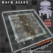 FAT Mat Back Alley 3' x 3' | Grognard Games