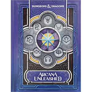Dungeons & Dragons Arcana Unleashed Alt Cover (Pre-Order Now. Available September 1st) | Grognard Games