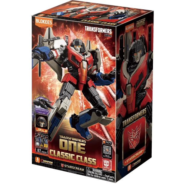 Blokees Starscream Transformers One Classic Class 16 | Grognard Games