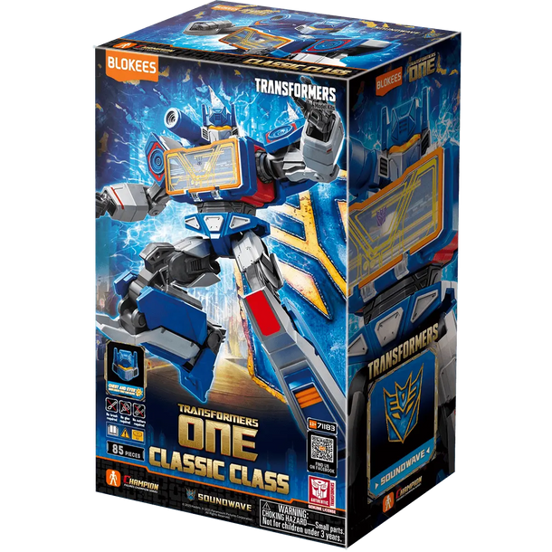 Blokees Soundwave Transformers One Classic Class 17 | Grognard Games
