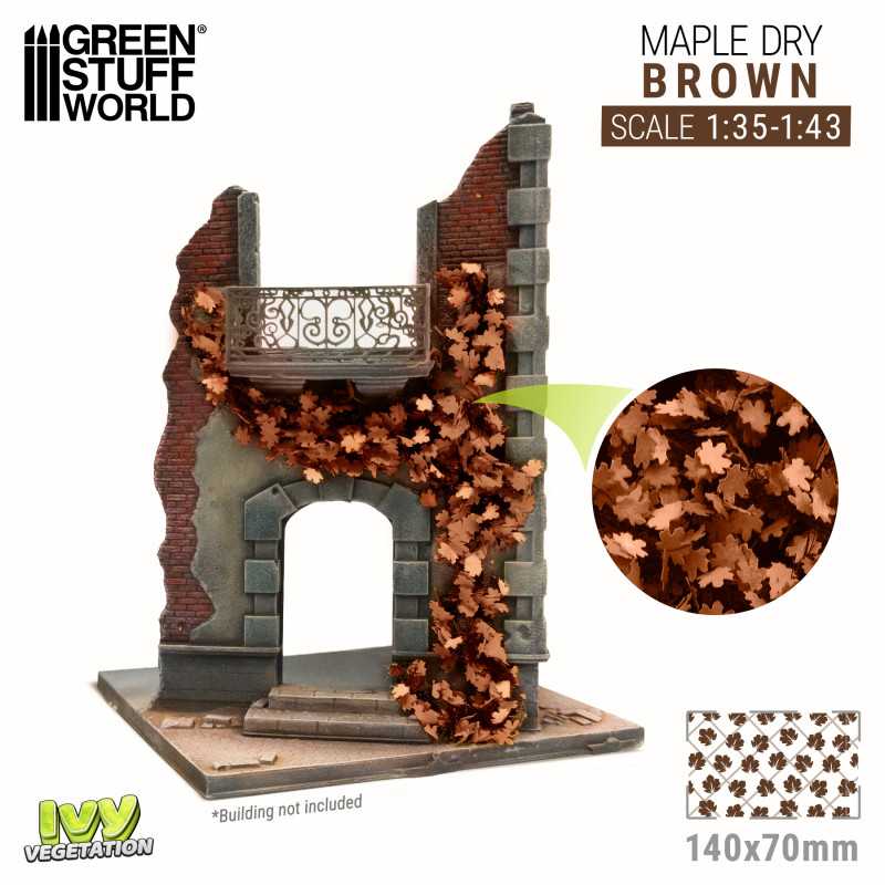 Green Stuff World: Ivy Foliage Vegetation Maple Dry Brown Large | Grognard Games