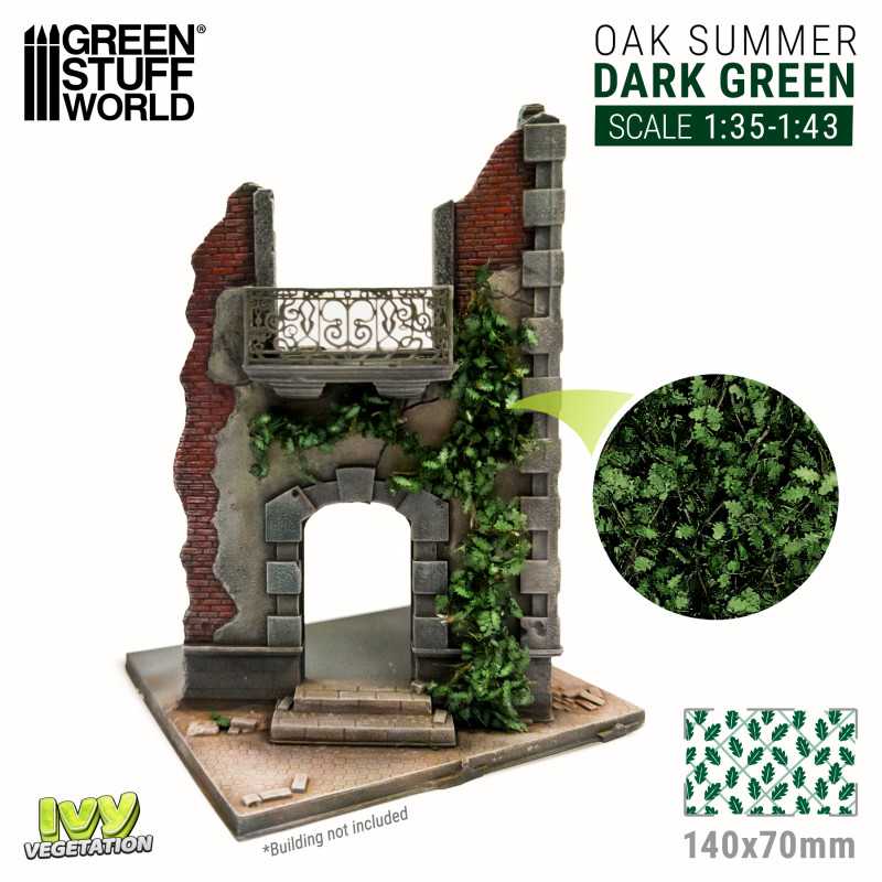 Green Stuff World: Ivy Foliage Vegetation Oak Summer Dark Green Small | Grognard Games