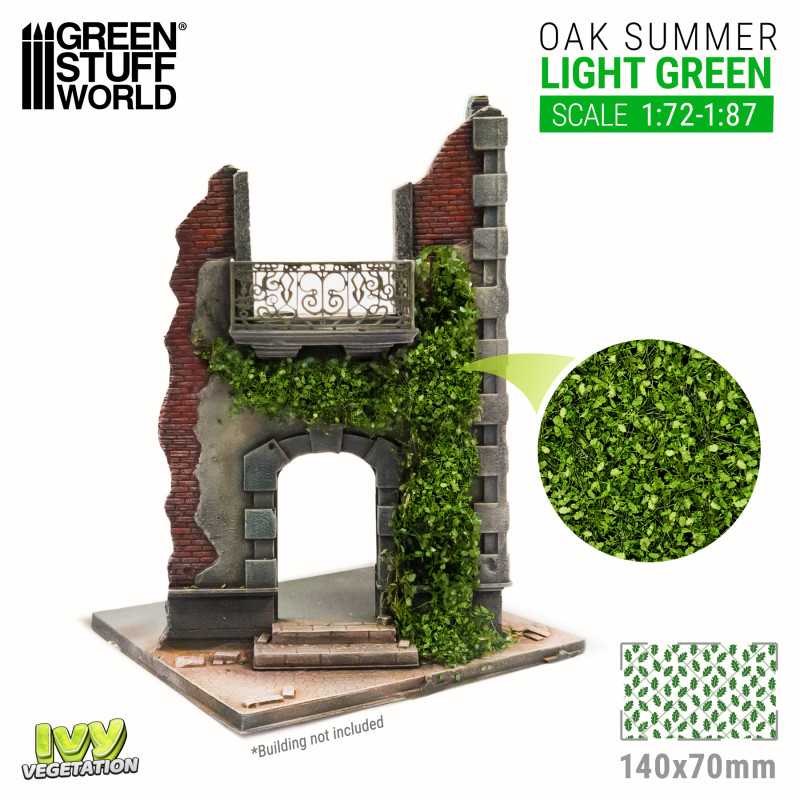 Green Stuff World: Ivy Foliage Vegetation Oak Summer Light Green Small | Grognard Games