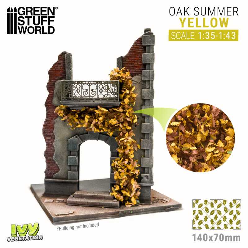 Green Stuff World: Ivy Foliage Vegetation Oak Autumn Yellow Small | Grognard Games