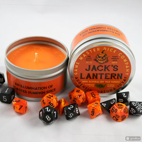 Jack's Lantern Gaming Candle | Grognard Games