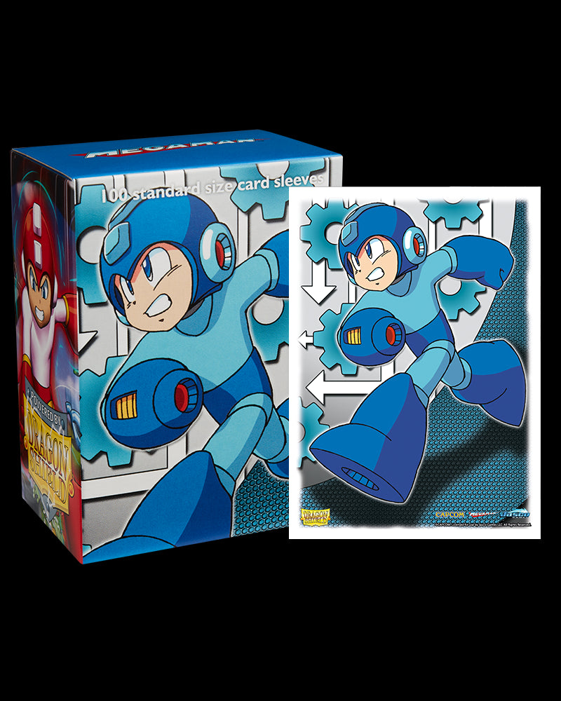 Dragon Shield Mega Man - Classic Art Sleeves - Standard Size | Grognard Games