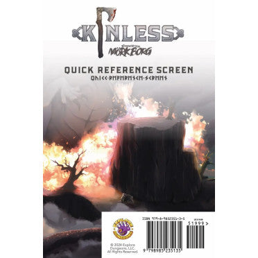 Kinless RPG Players Screen (MORK BORG) | Grognard Games