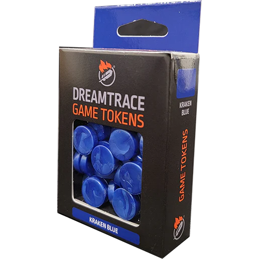 DREAMTRACE GAMING TOKENS Kraken Blue | Grognard Games