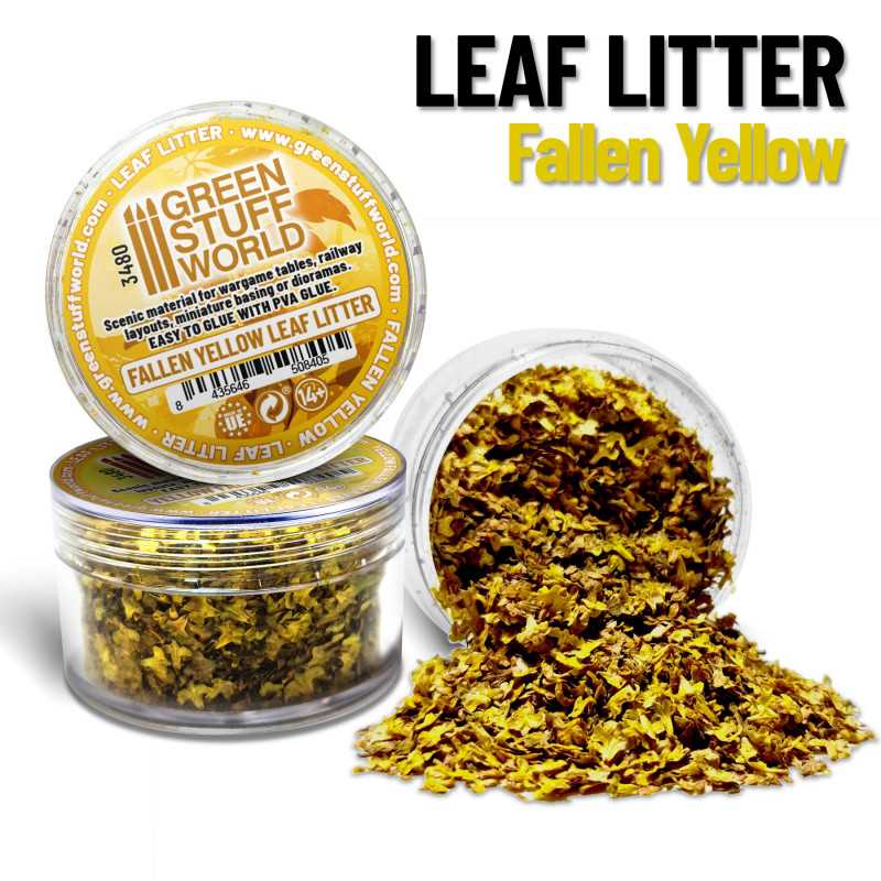 Green Stuff World: Leaf Litter - Fallen Yellow | Grognard Games