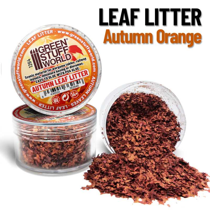 Green Stuff World: Leaf Litter - Autumn Orange | Grognard Games