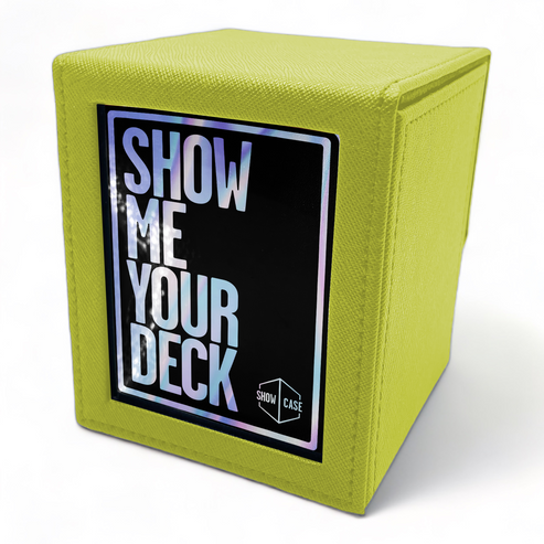 Showcase Deckbox 100+ Lime | Grognard Games