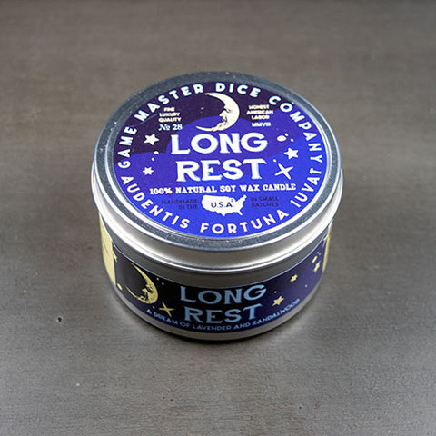 Long Rest Gaming Candle | Grognard Games
