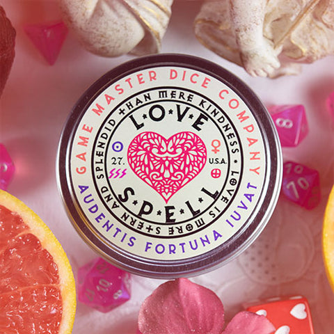 Love Spell Gaming Candle | Grognard Games