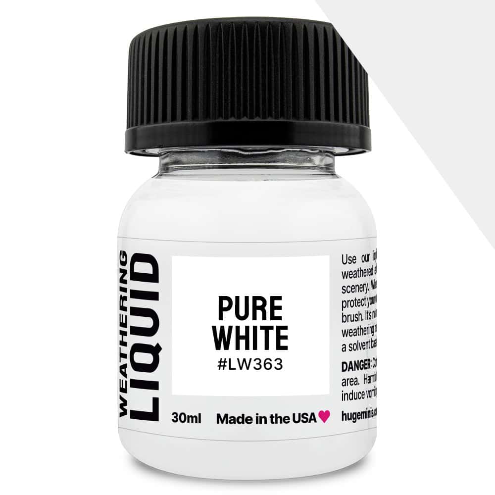 Huge Miniatures Weathering Liquid - Pure White | Grognard Games