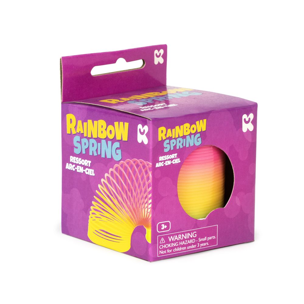 Rainbow Plastic Spring | Grognard Games