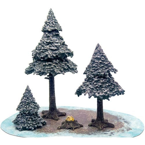 Monster Painted Scenery: Snowy Pine Forest | Grognard Games