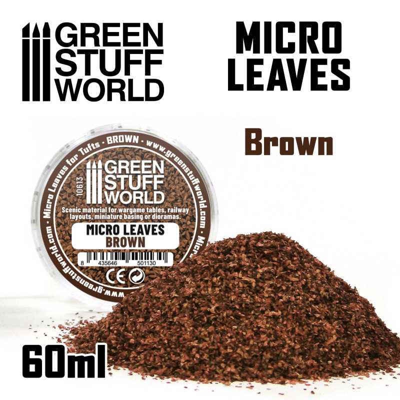 Green Stuff World: Micro Leaves - Brown mix | Grognard Games