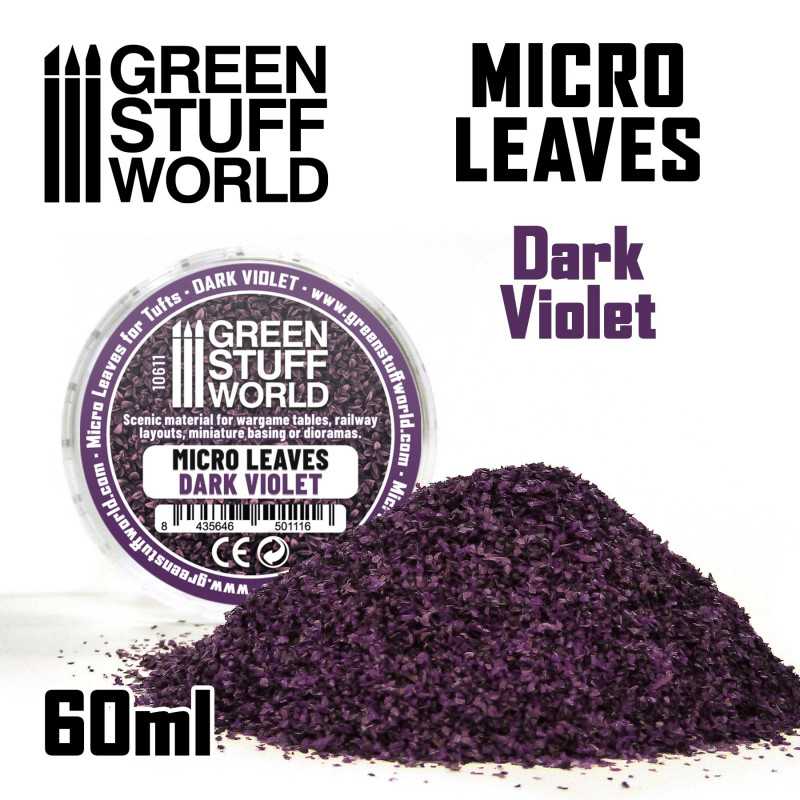 Green Stuff World: Micro Leaves - Dark Violet Mix | Grognard Games