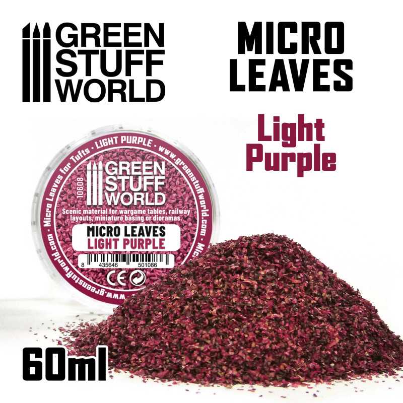 Green Stuff World: Micro Leaves - Light Purple Mix | Grognard Games