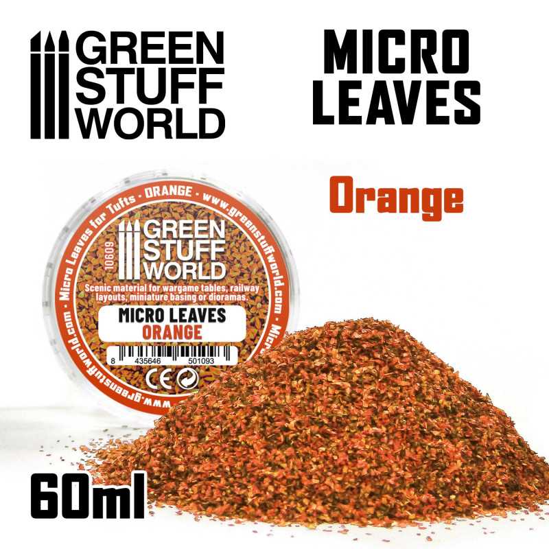 Green Stuff World: Micro Leaves - Orange mix | Grognard Games