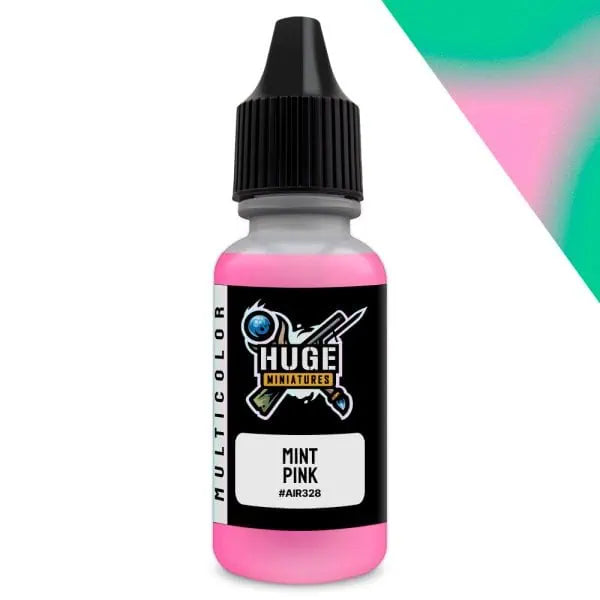 Huge Miniatures Mint Pink Multicolor Paint | Grognard Games