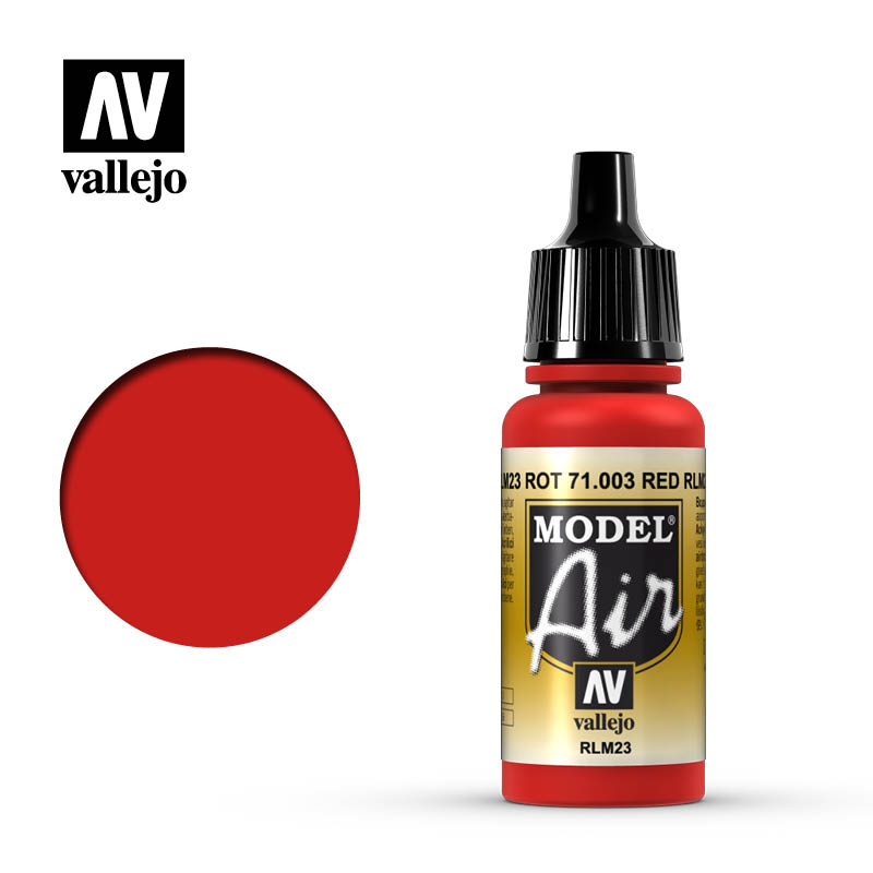 71.003 Vallejo Model Air Red RLM23 | Grognard Games