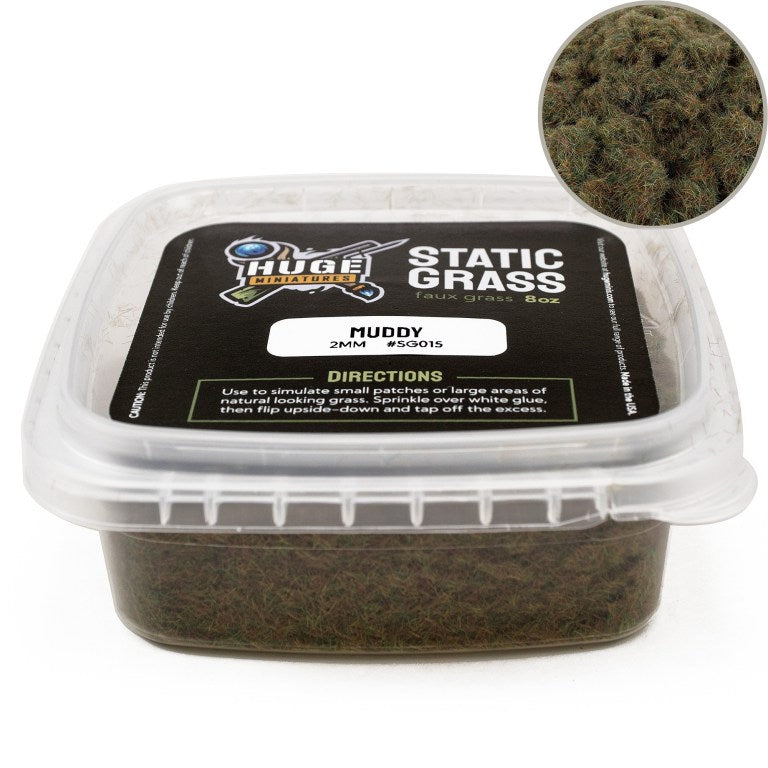 Huge Miniatures Muddy Grass - Static Grass | Grognard Games