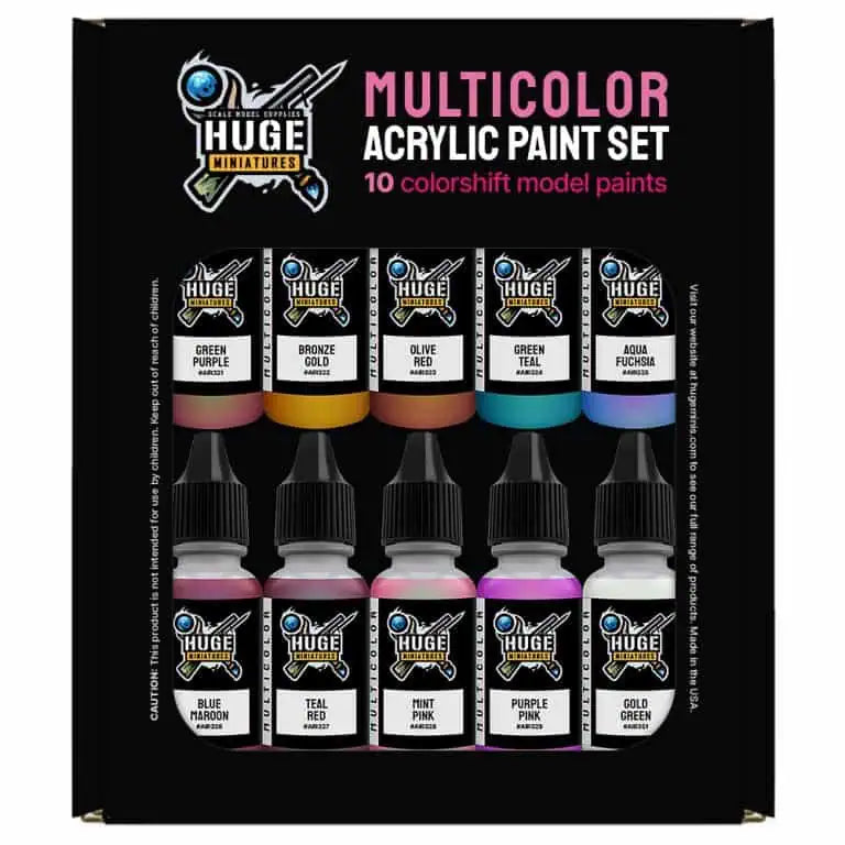 Huge Miniatures Multicolor Paint Bundle Box | Grognard Games