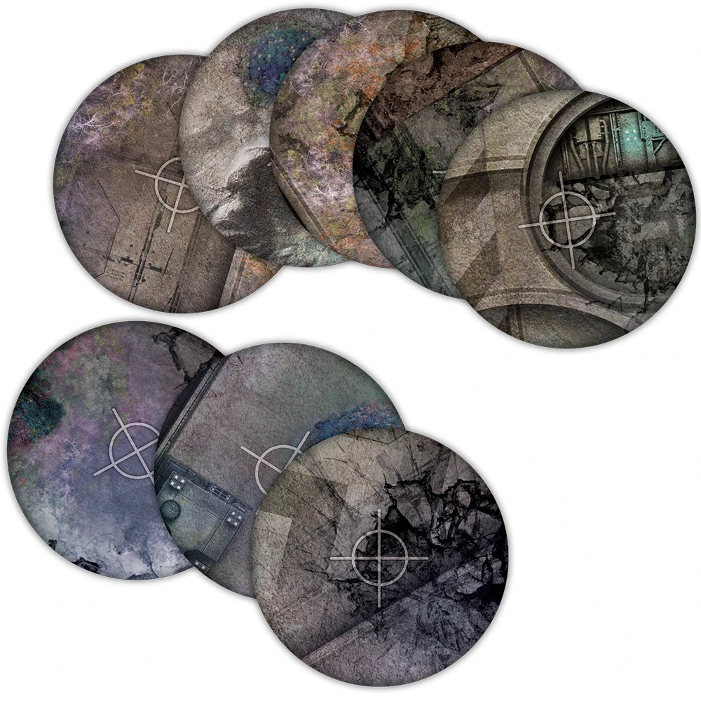 TerrainCrate: Grim Battlefield Objective Templates | Grognard Games