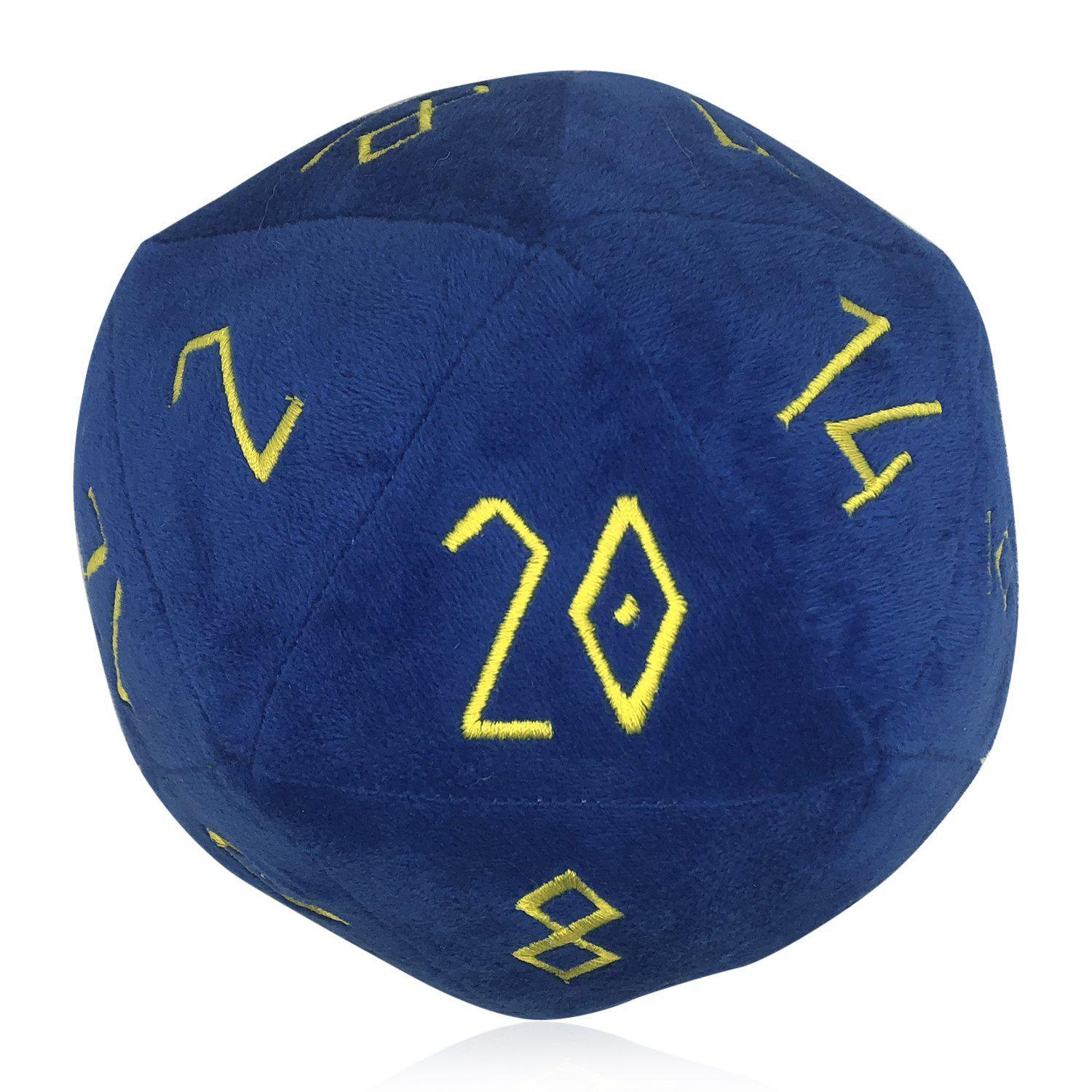 Norse Foundry Noble Blue Plushie Boulder ® 170mm D20 Plush Soft Dice | Grognard Games
