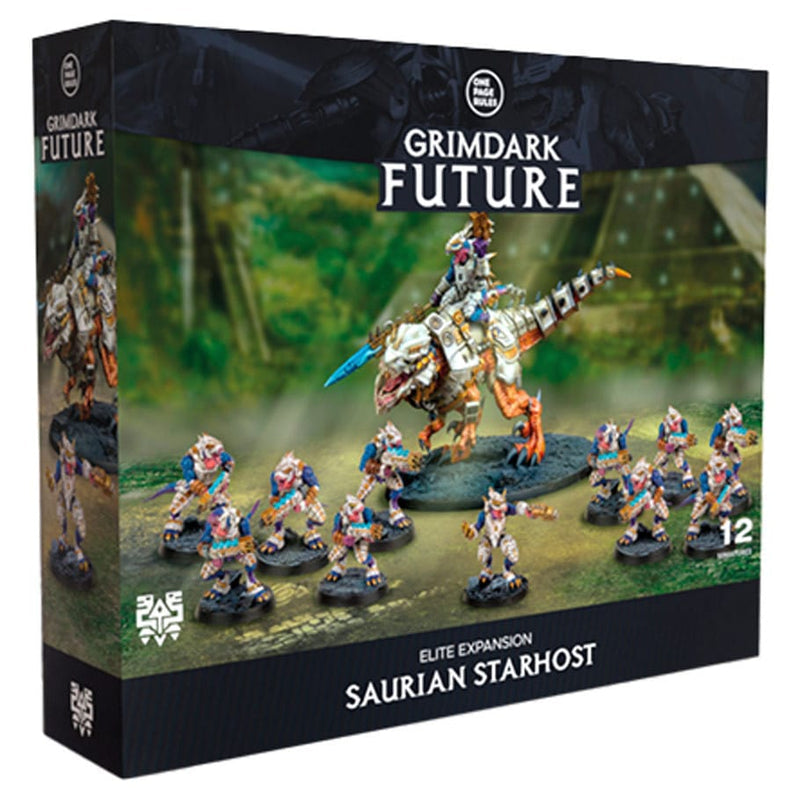 One Page Rules: Grimdark Future Saurian Starhost Elite Expansion | Grognard Games