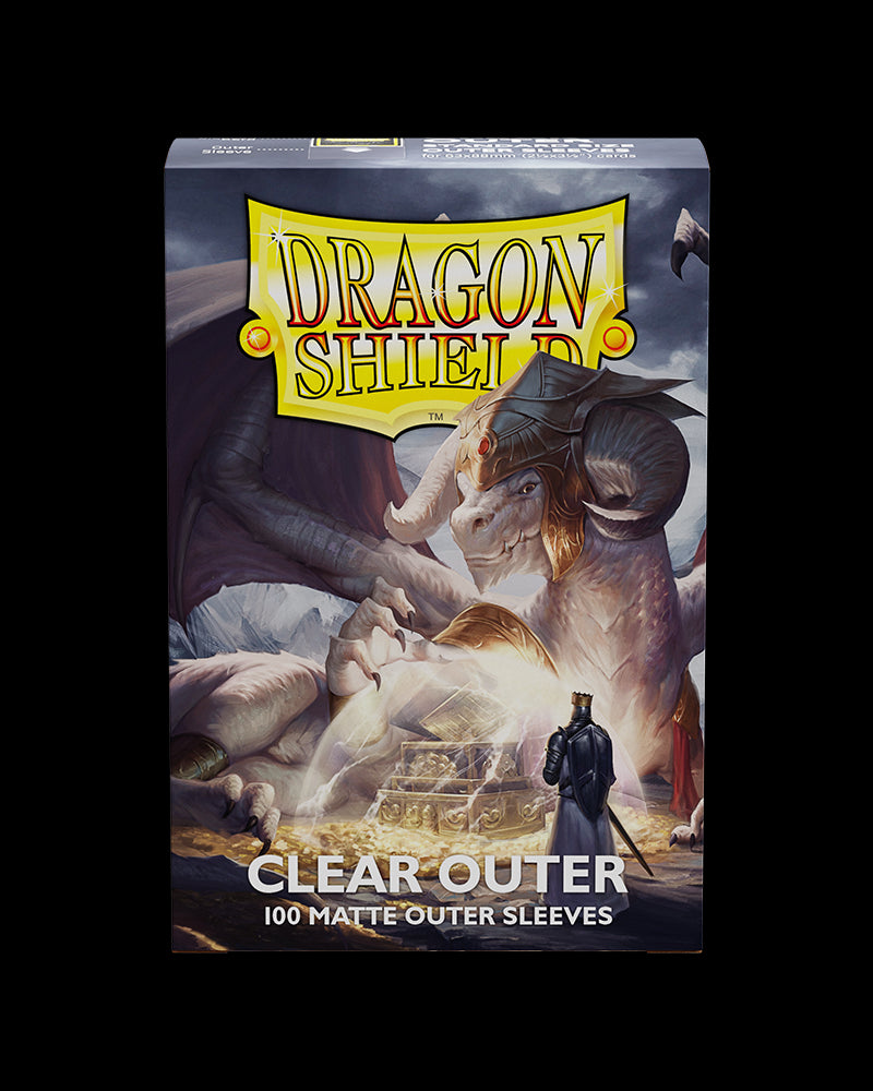 Dragon Shield Outer Sleeves - Clear Matte | Grognard Games