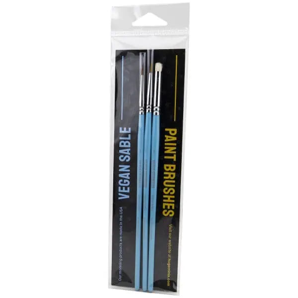 Huge Miniatures vegan Sable Paint Brush set | Grognard Games