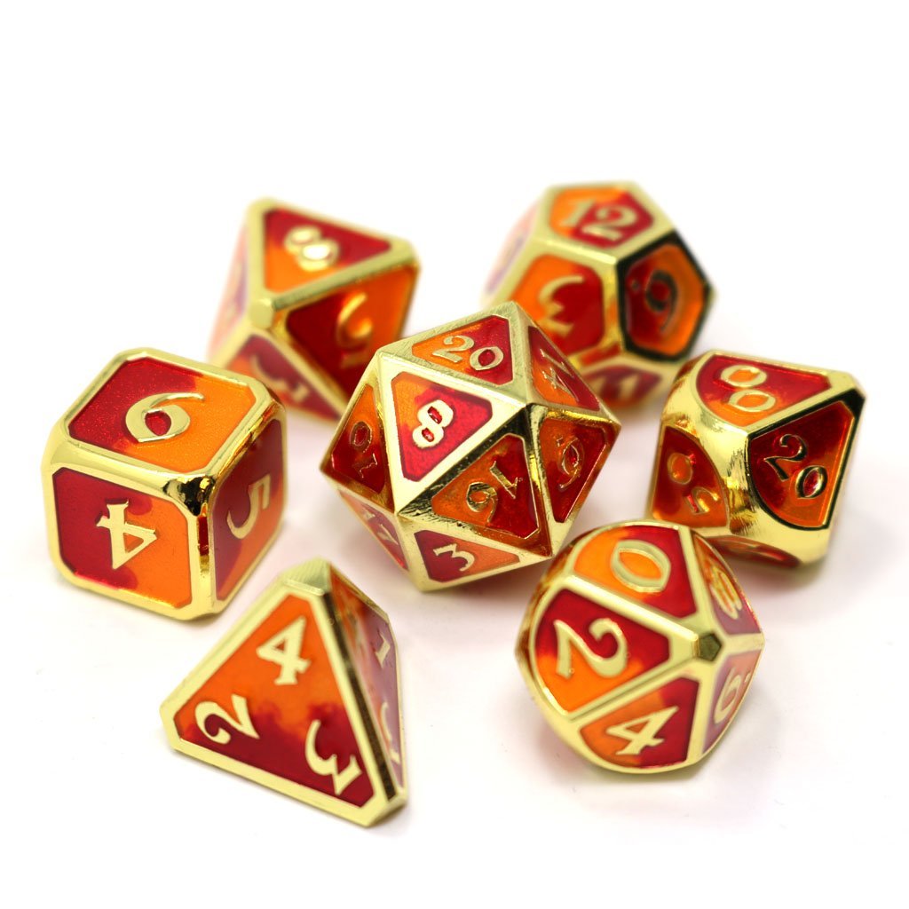 Die Hard Dice  7 Piece RPG set - Spellbinder Phoenix | Grognard Games