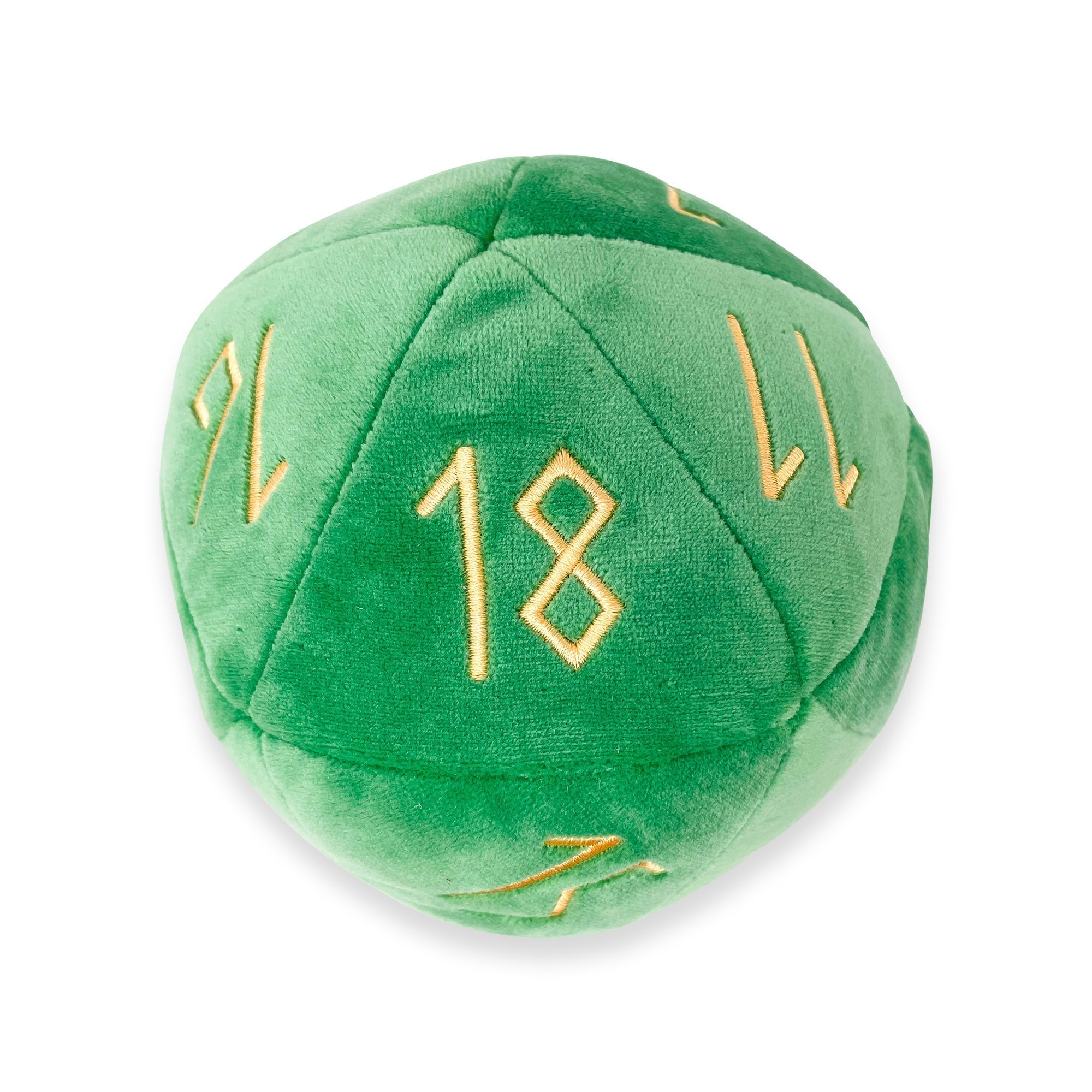 Norse Foundry Goblin Horde - Green Plushie Boulder ® 170mm D20 Plush Soft Dice | Grognard Games