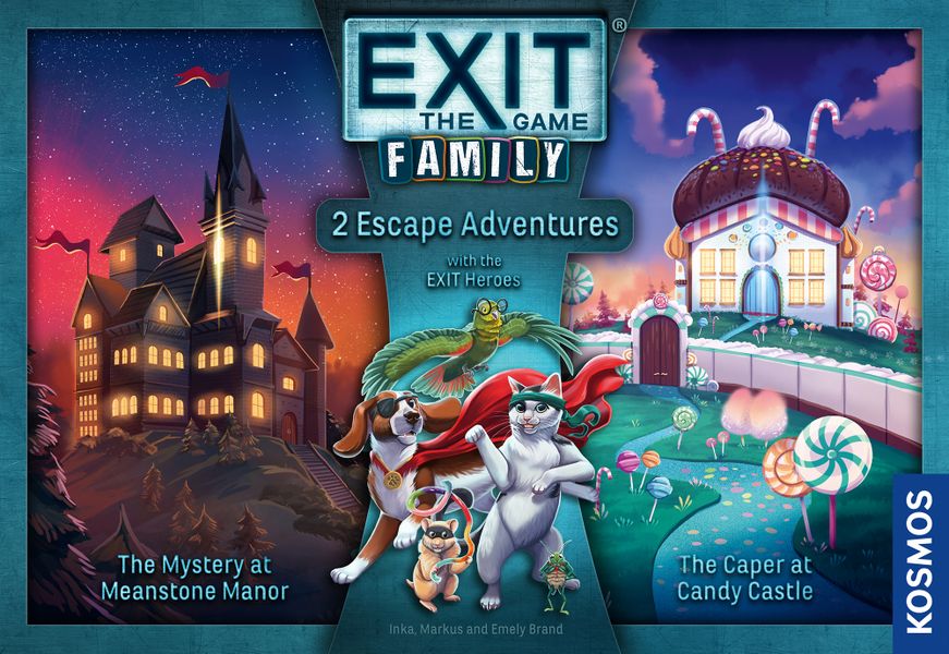 EXIT: The Game - Family Mystery at Meanstone Manor & Caper at Candy Castle | Grognard Games