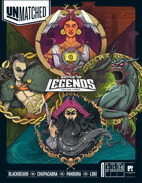 Unmatched: Battle of Legends Volume 3 | Grognard Games