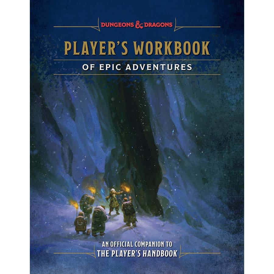 D&D Player's Workbook Of Epic Adventures | Grognard Games