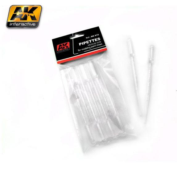 AK615 MEDIUM PIPETTES 6 UNITS | Grognard Games
