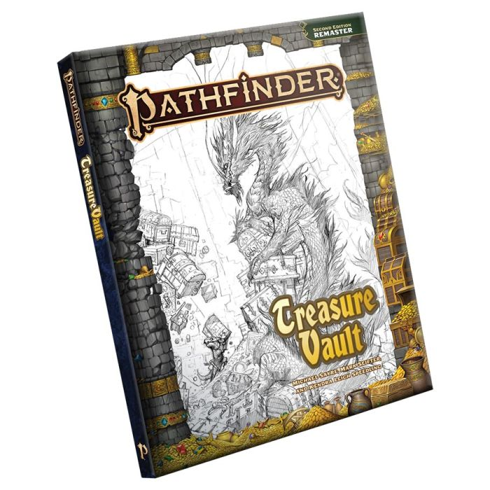 Pathfinder RPG 2nd Edition: Treasure Vault (Remastered) (Sketch Cover) | Grognard Games