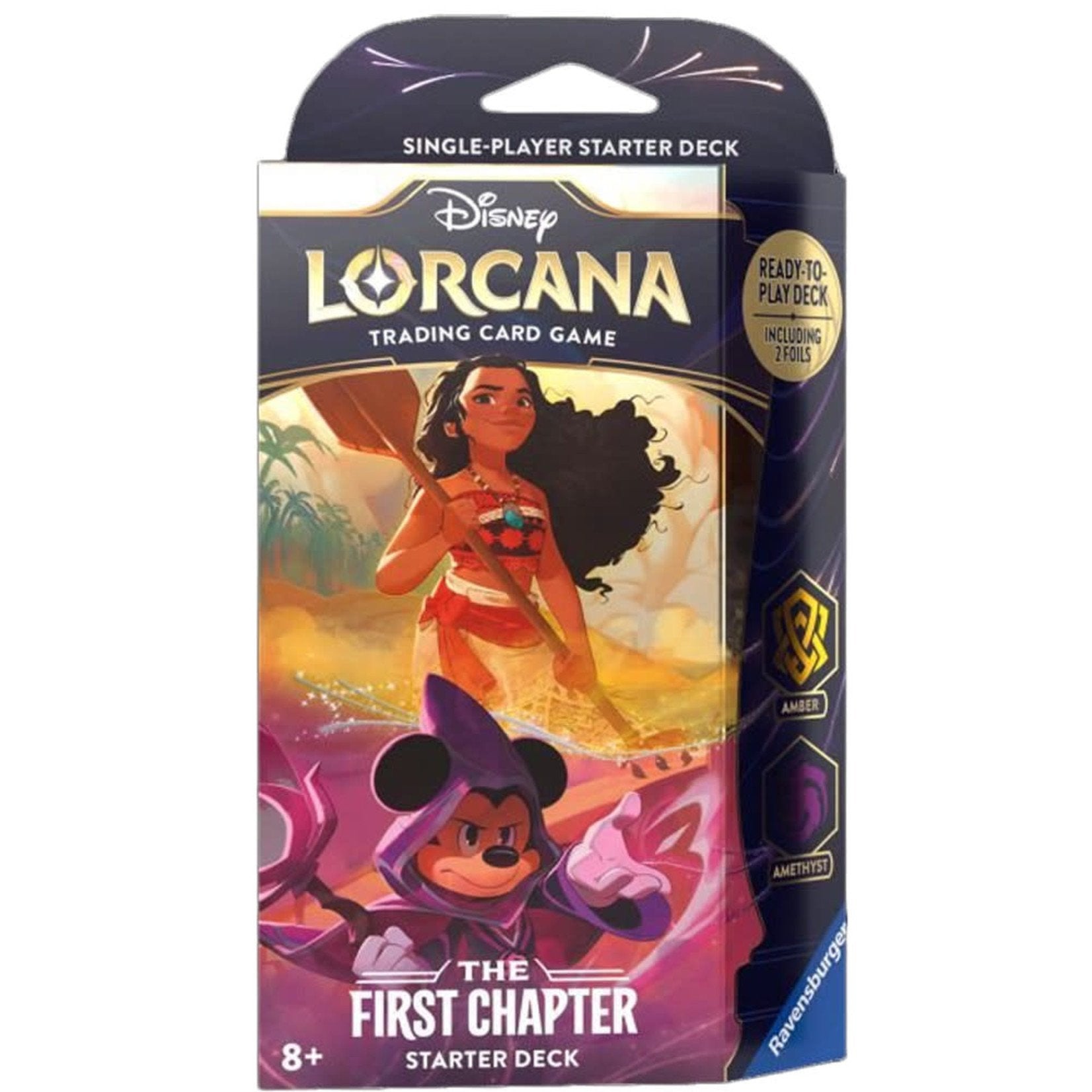 Lorcana TCG The First Chapter Starter Deck - Amber and Amethyst | Grognard Games