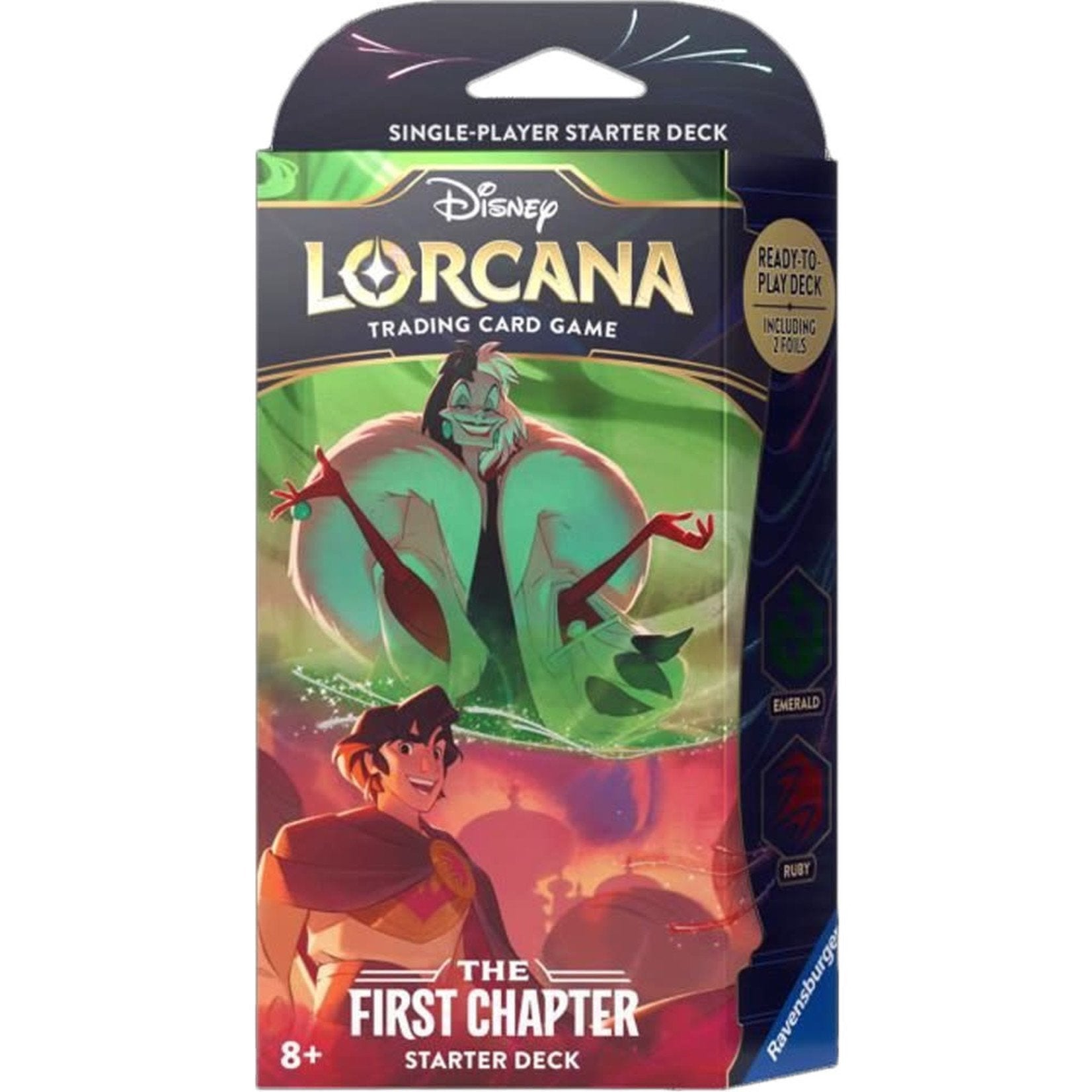 Lorcana TCG The First Chapter Starter Deck - Emerald and Ruby | Grognard Games