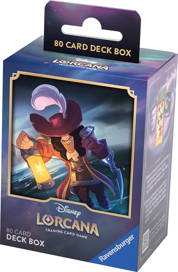 Disney Lorcana the First Chapter 80-card Deck Box: Captain Hook | Grognard Games