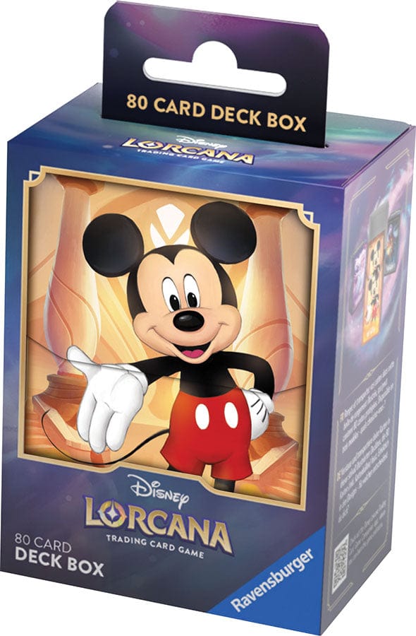 Lorcana the First Chapter 80-card Deck Box: MIckey Mouse | Grognard Games