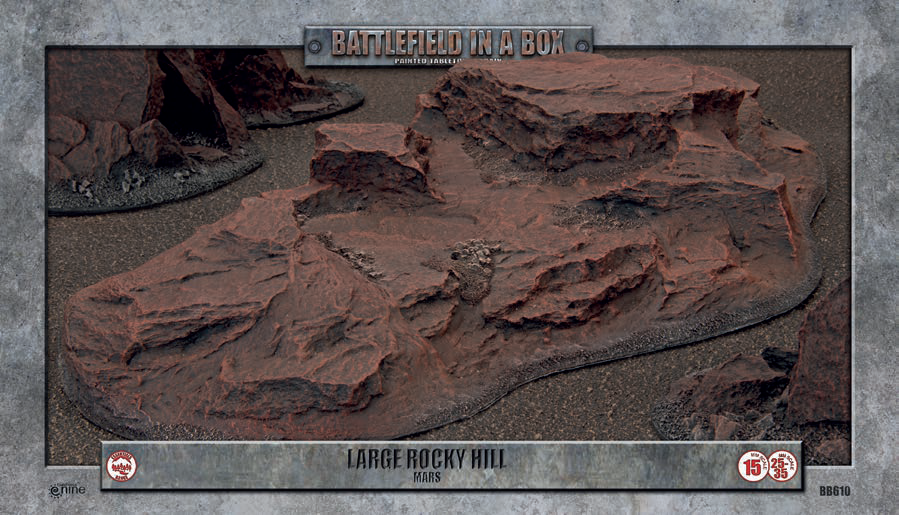 BB610 Mars Large Rocky hill | Grognard Games