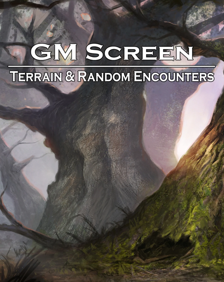 Generic GM Screen - Terrain & Random Encounters | Grognard Games