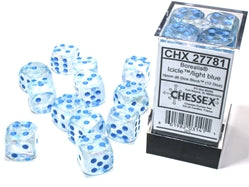 CHX27781 Borealis - Icicle/Light Blue Luminary - Polyhedral 7-Die Set | Grognard Games